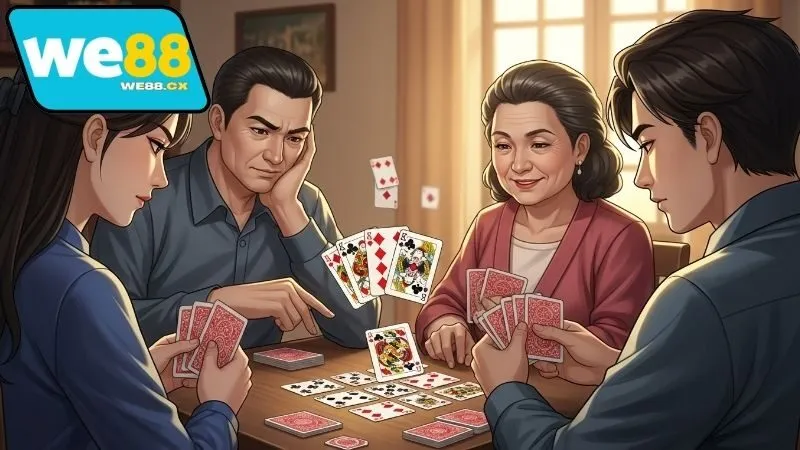 Cách chơi Phỏm online We88 hiệu quả