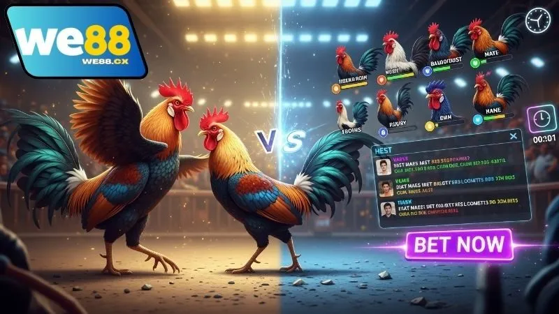 Cách xem đá gà trực tiếp 24 7 We88
